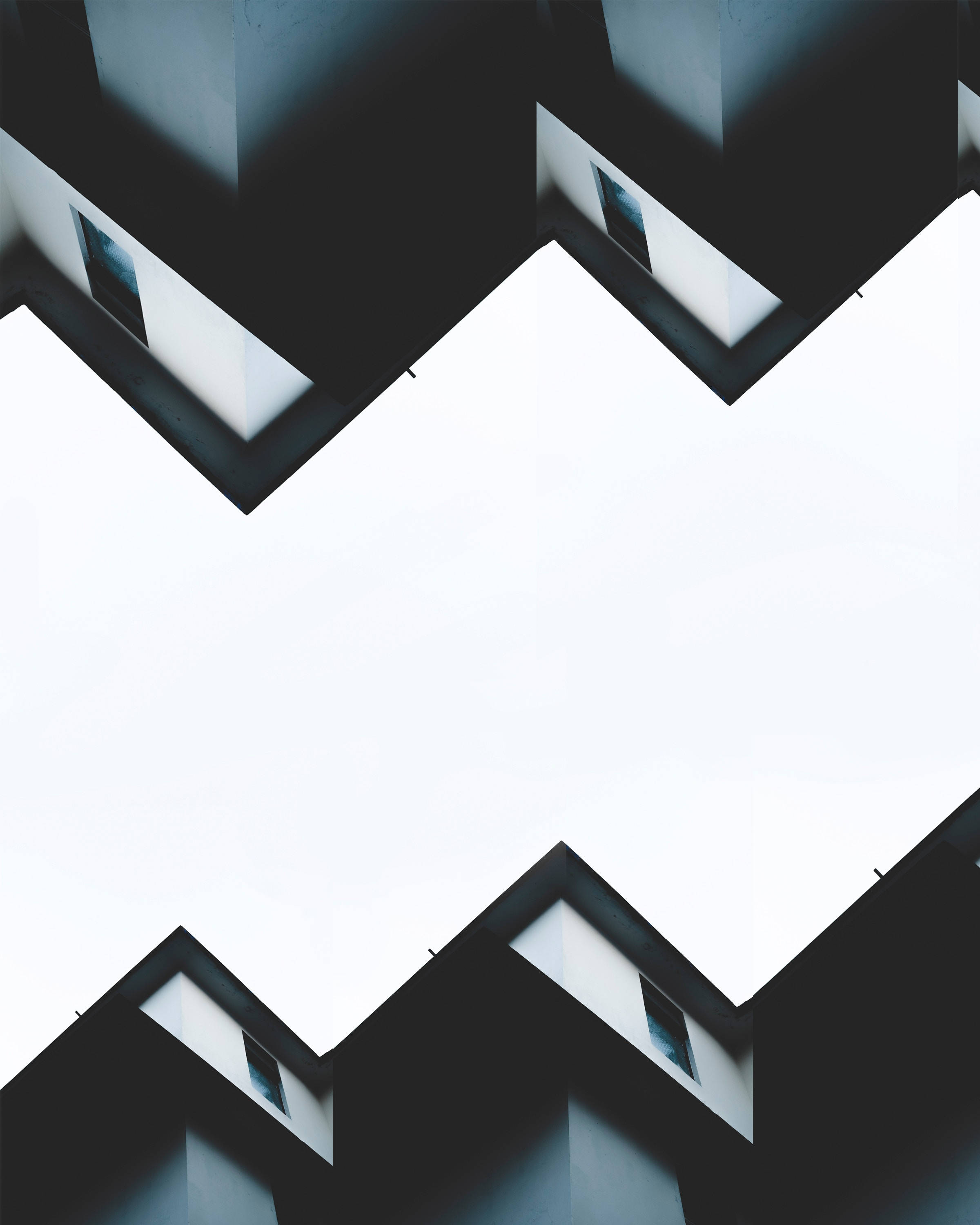 sharp corner, geometric building corners, sharp shadows, 2K Phone Wallpaper
