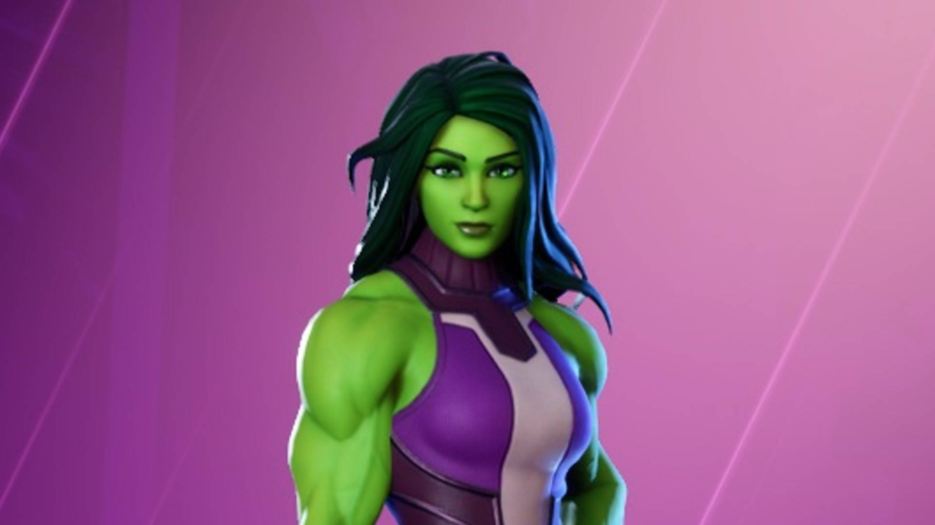 She Hulk, violet background, glowing pink background, Full HD Desktop Wallpaper