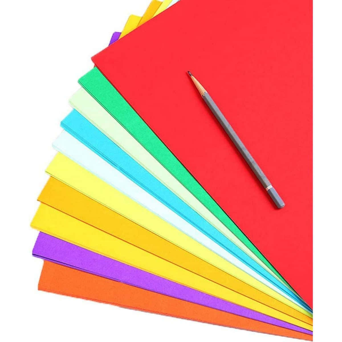 Bed Linen, colorful construction paper, graphite pencil, SD Desktop Wallpaper