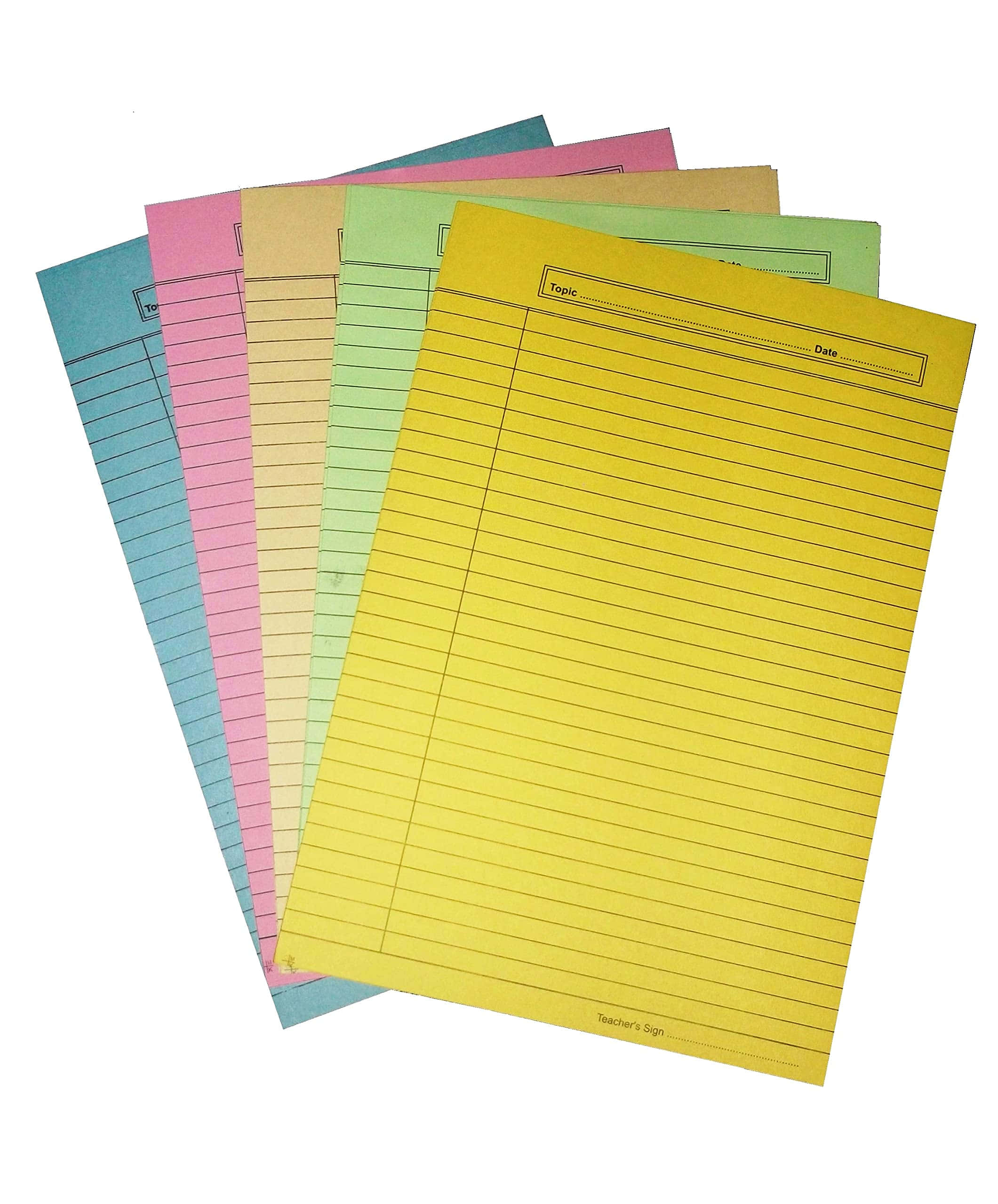 sheet 2121 x 2560 wallpaper, colorful lined notepads, topic and date boxes, 2K Phone Wallpaper