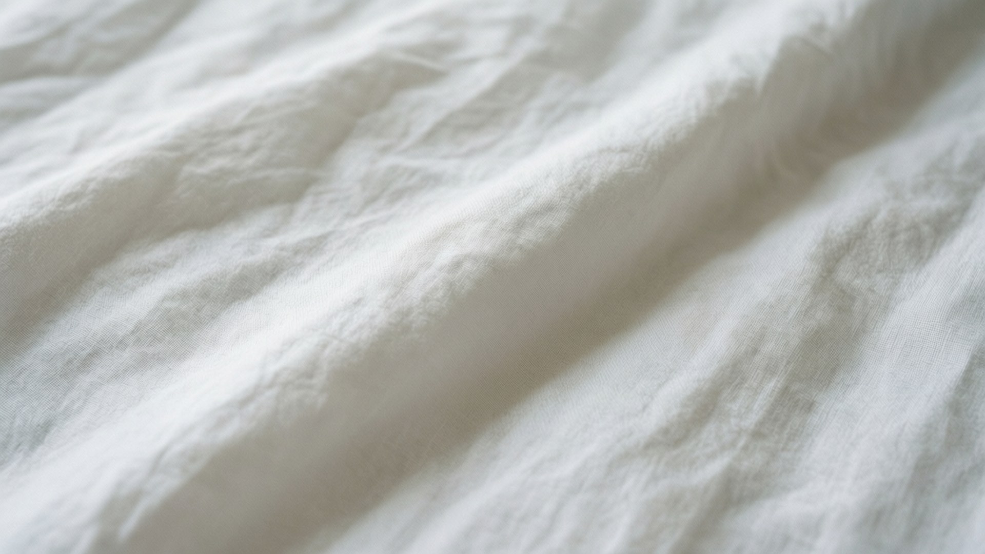 crisp white cotton sheet, clean white, soft folds, Full HD Desktop Wallpaper