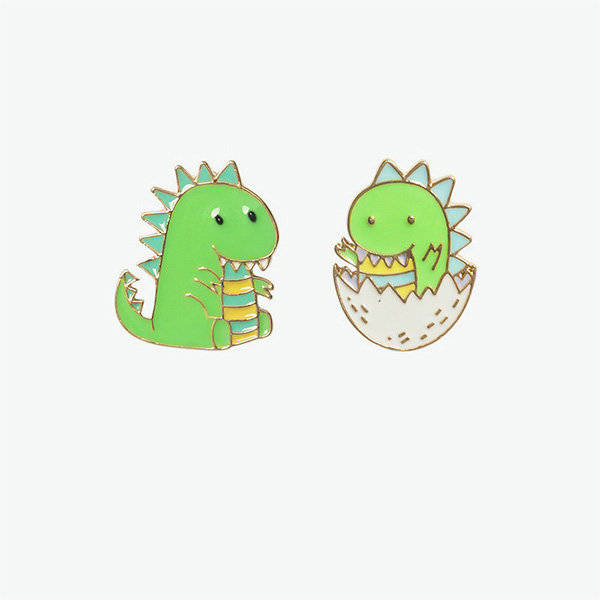 eggshell stegosaurus, green dinosaur, enamel pins, SD Desktop Wallpaper