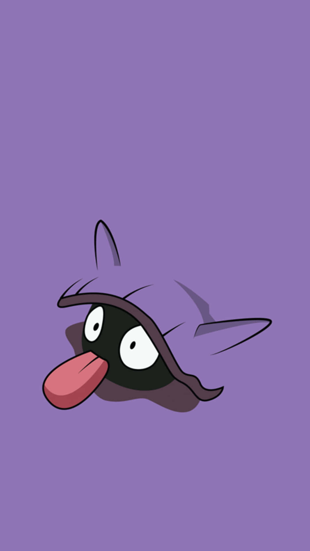 Shellder, iPhone, violet background, Full HD Phone Wallpaper
