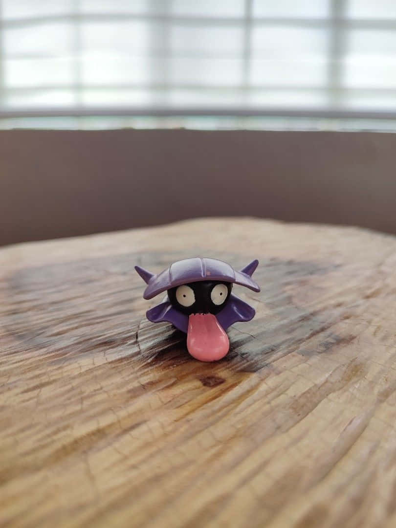 Shellder, purple, pink tongue, SD Phone Wallpaper