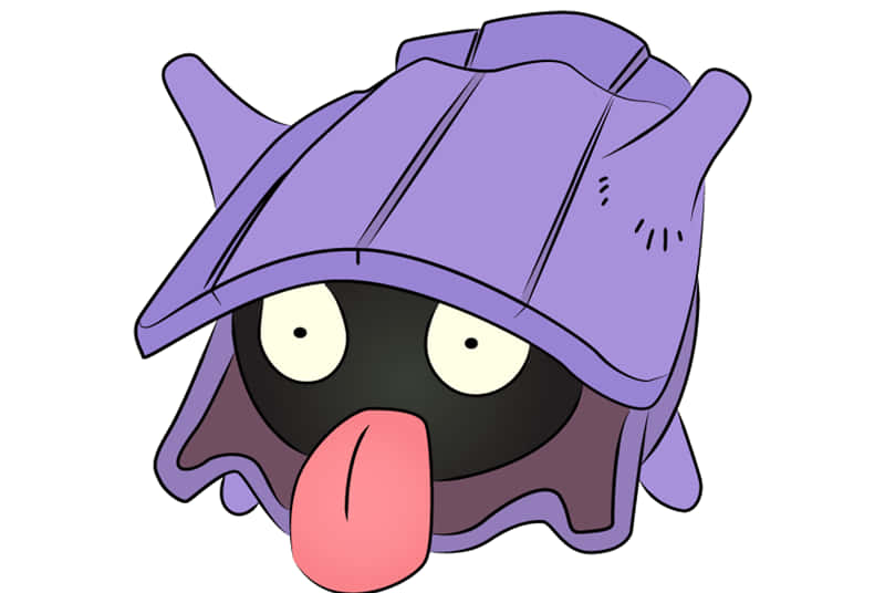 Shellder, purple, cartoonish, SD Desktop Wallpaper