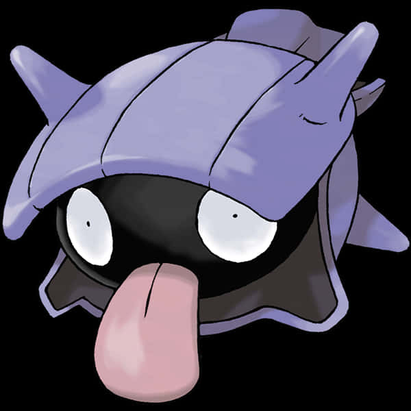 Shellder, purple, shell-like head, SD Desktop Wallpaper