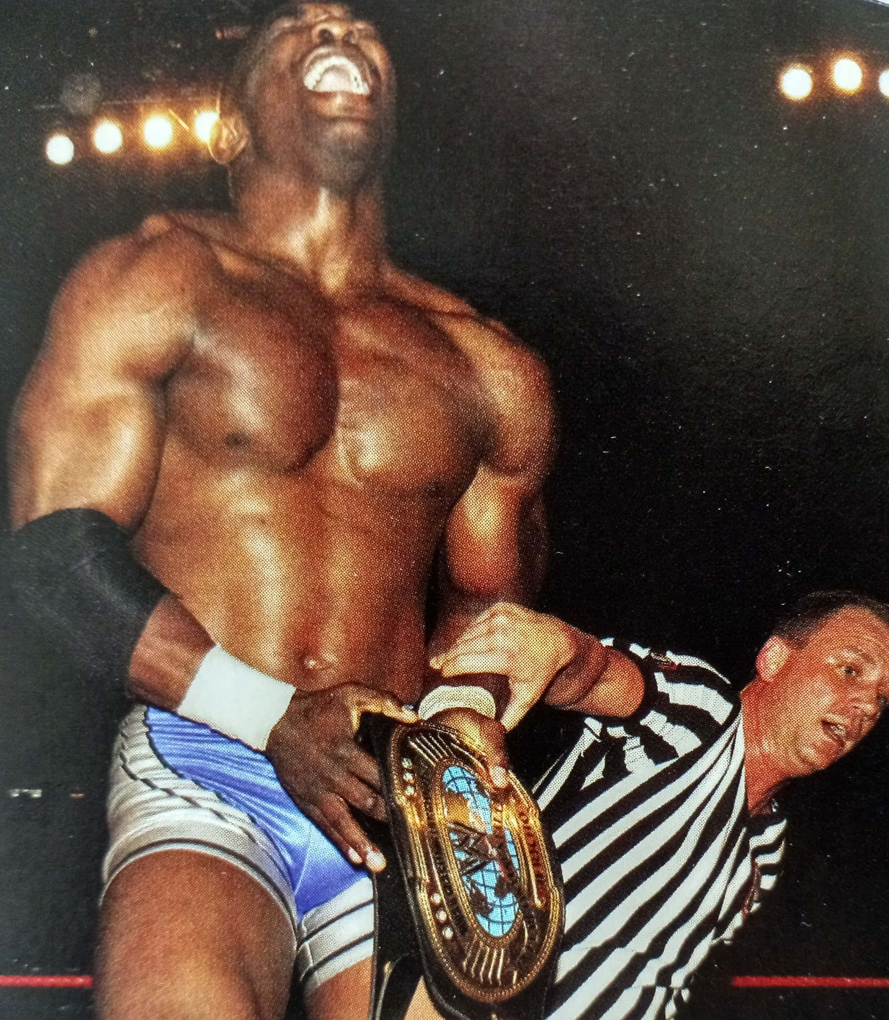 Shelton Benjamin, 2004 Intercontinental Championship, championship belt, Full HD Phone Wallpaper