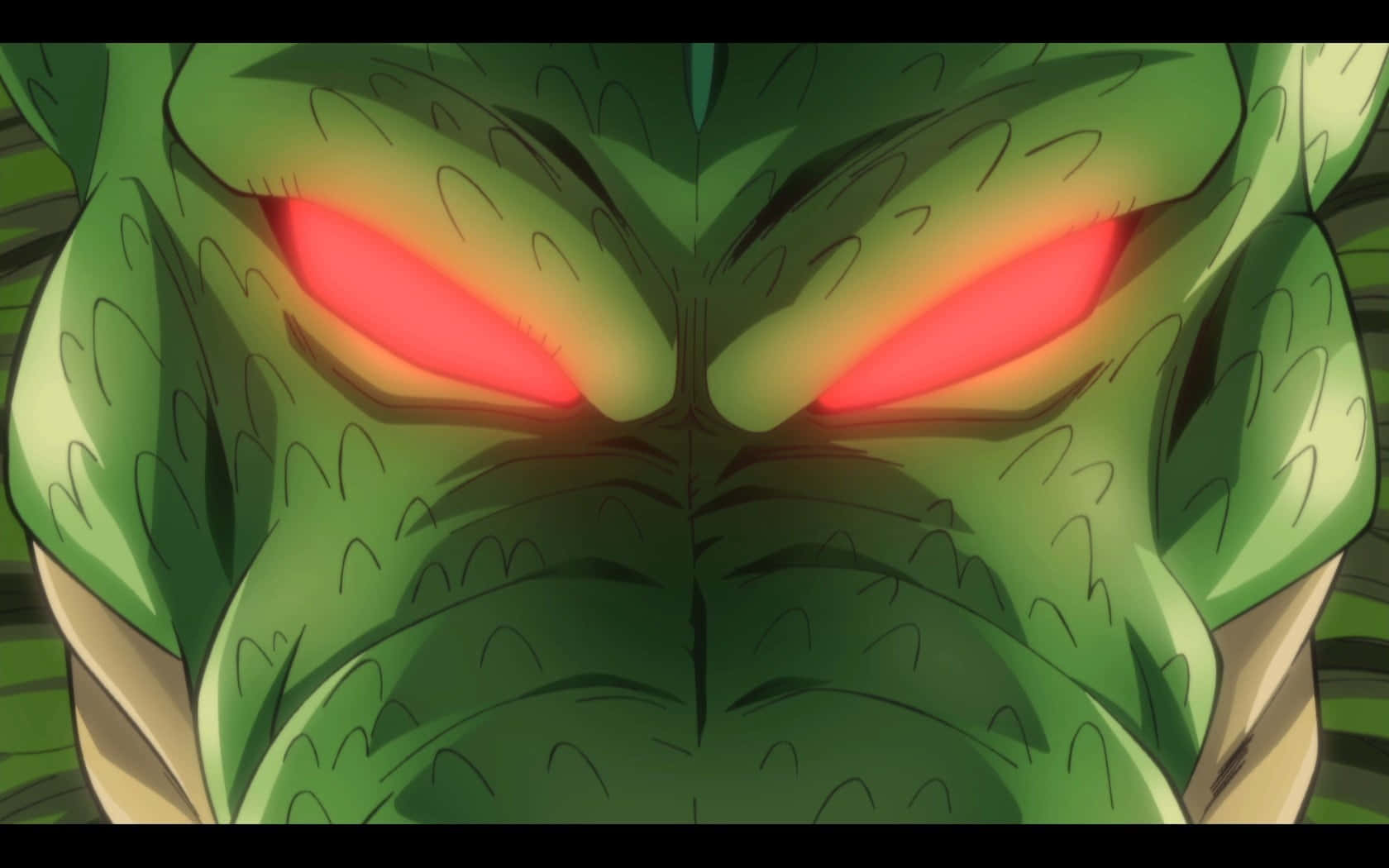 Shenron, glowing red eyes, green-skinned, HD Desktop Wallpaper