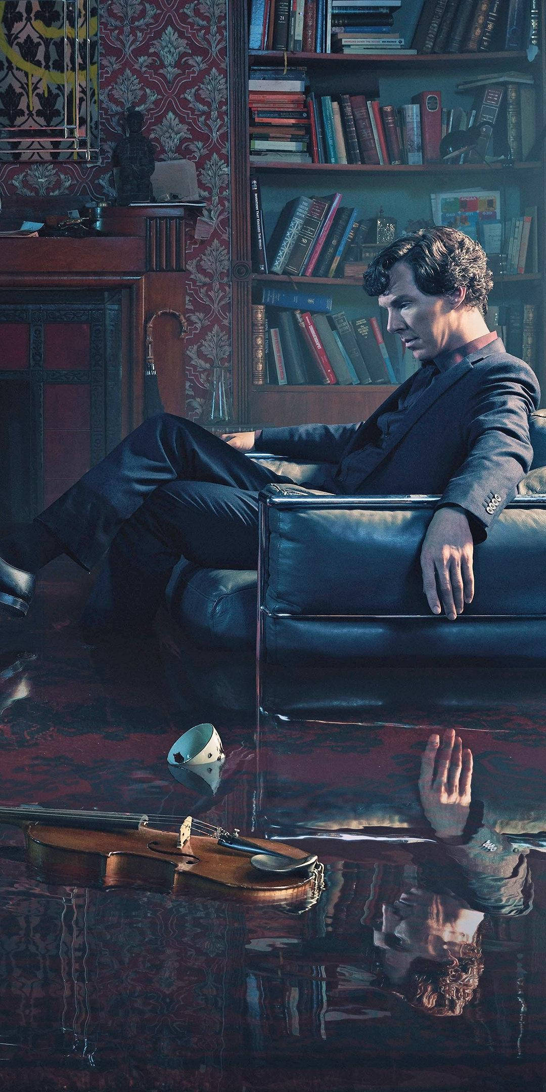 8K, iPhone, Sherlock Holmes, Full HD Phone Wallpaper