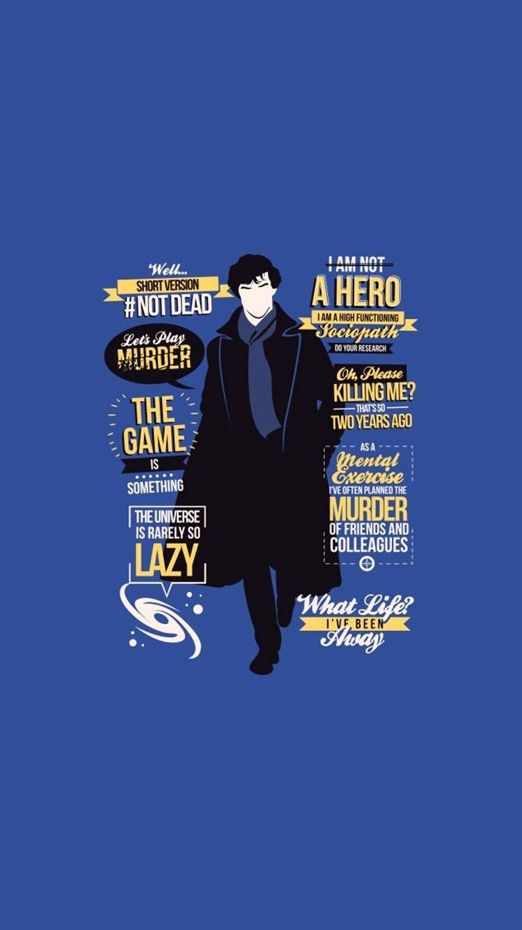 Sherlock Holmes, vector art, coat, HD Phone Wallpaper