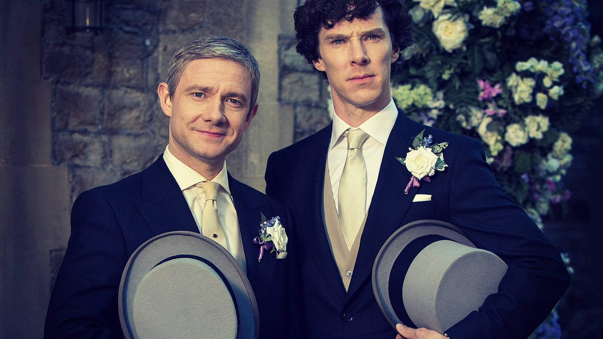 Sherlock, best man, formal suits, Full HD Desktop Wallpaper