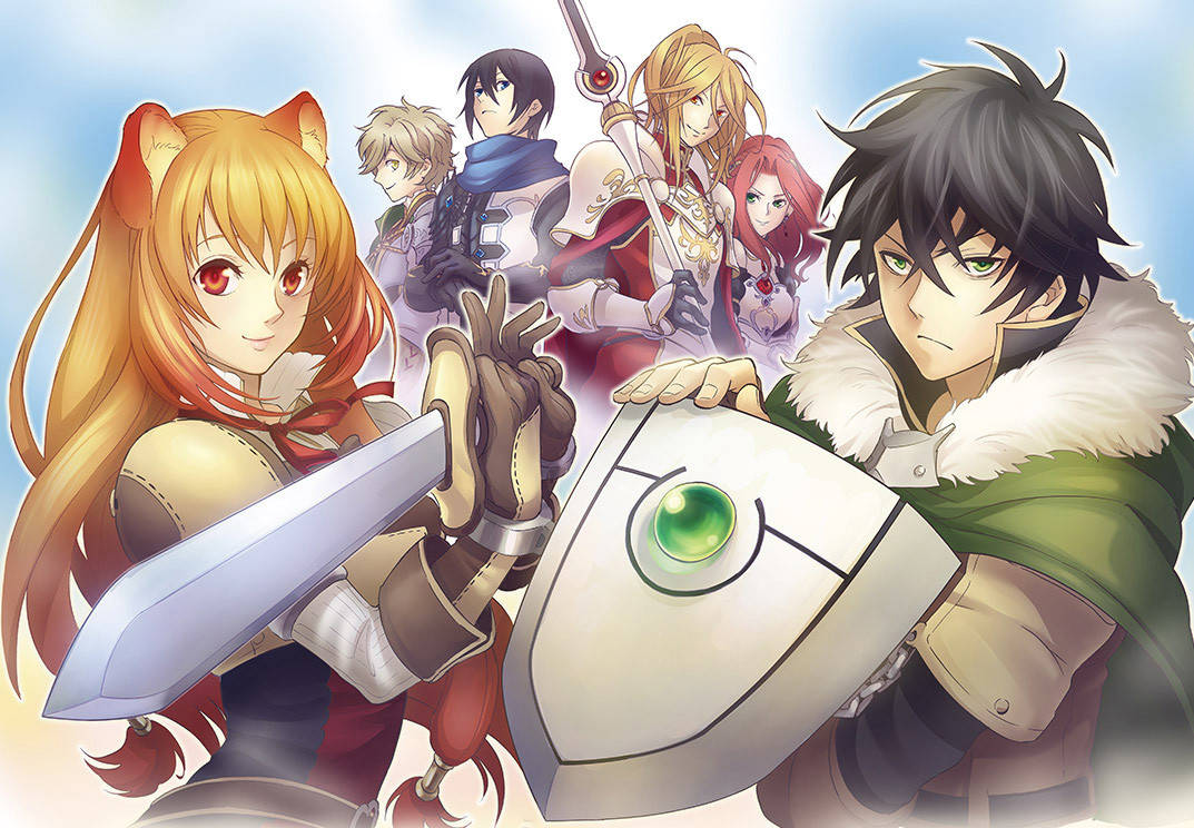 Shield Hero, fantasy warriors, swords, SD Desktop Wallpaper