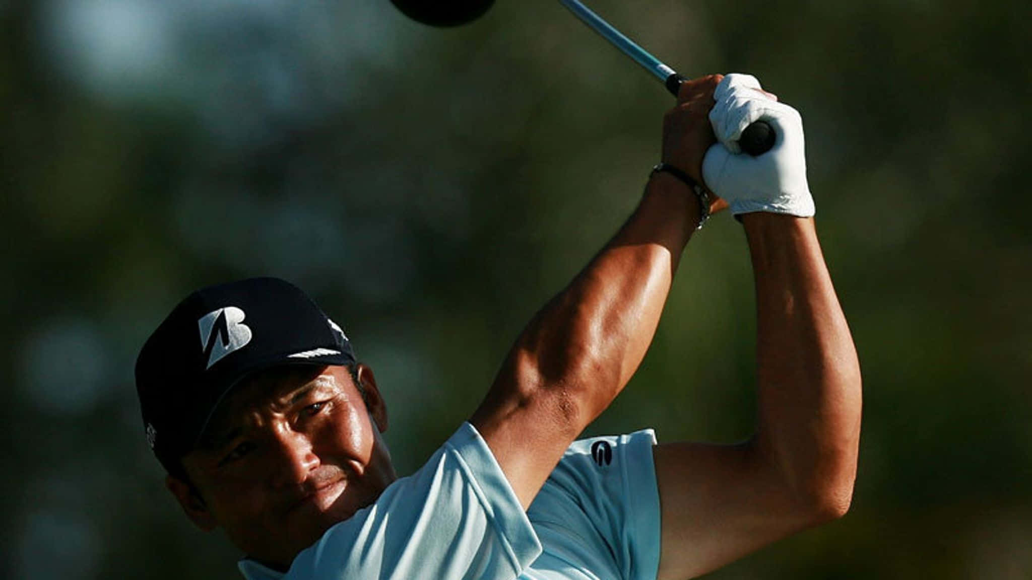 Shigeki Maruyama, golfer, mid-swing, Full HD Desktop Wallpaper