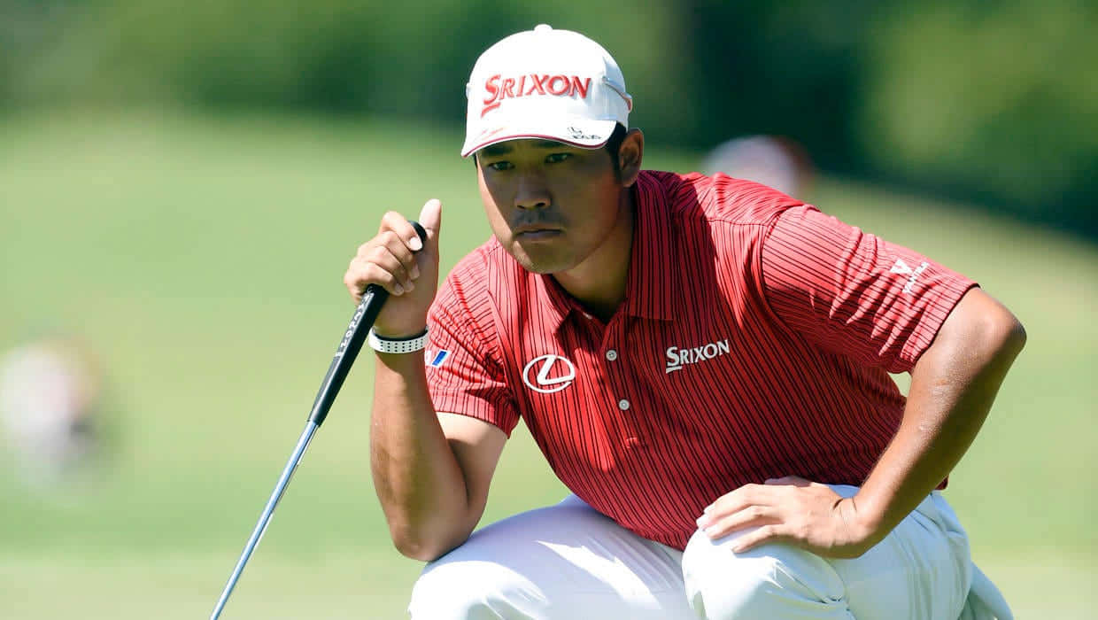 Shigeki Maruyama, red striped shirt, white cap, SD Desktop Wallpaper