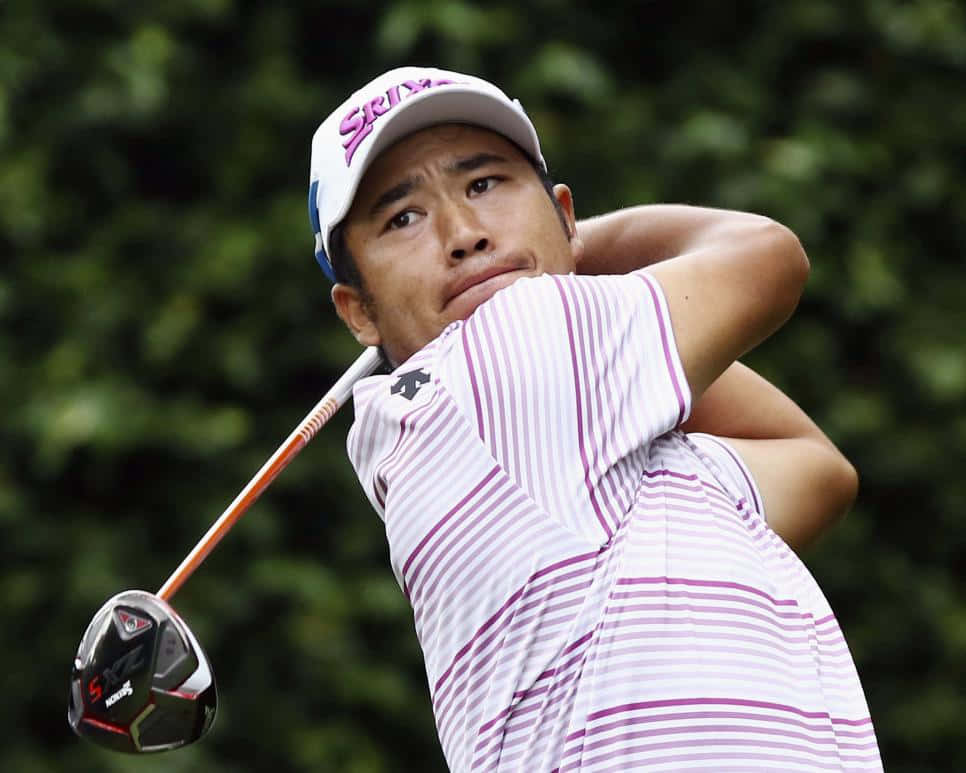 Shigeki Maruyama, focused facial expression, golfer, SD Desktop Wallpaper
