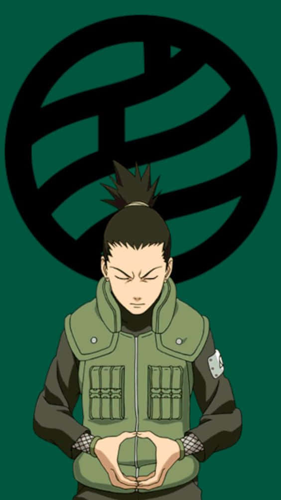 Shikamaru, spiky hair, green vest, SD Phone Wallpaper