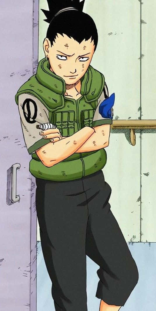Shikamaru Aesthetic, anime ninja, spiky black hair, SD Phone Wallpaper