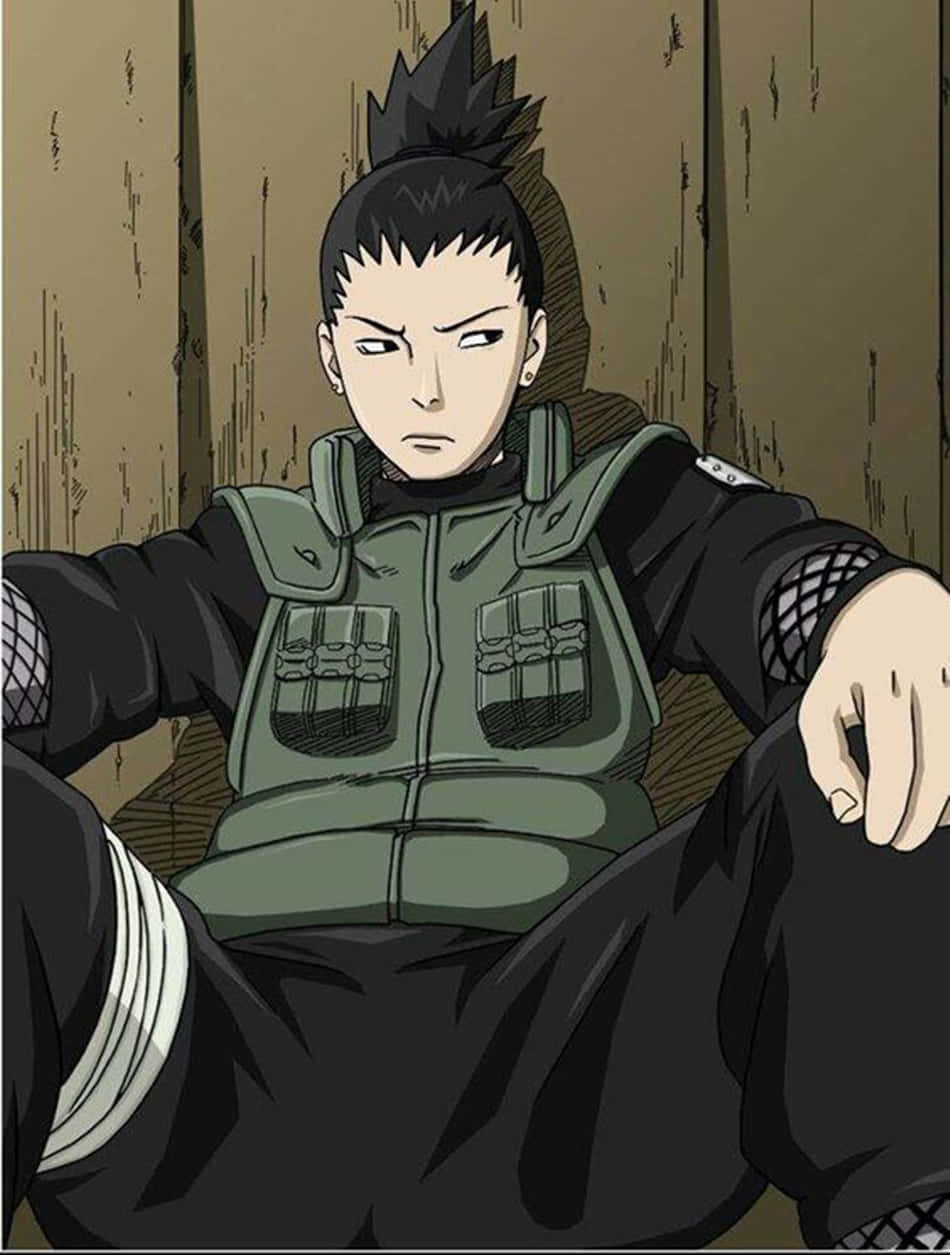 Shikamaru Aesthetic, anime ninja, spiky black hair, SD Phone Wallpaper