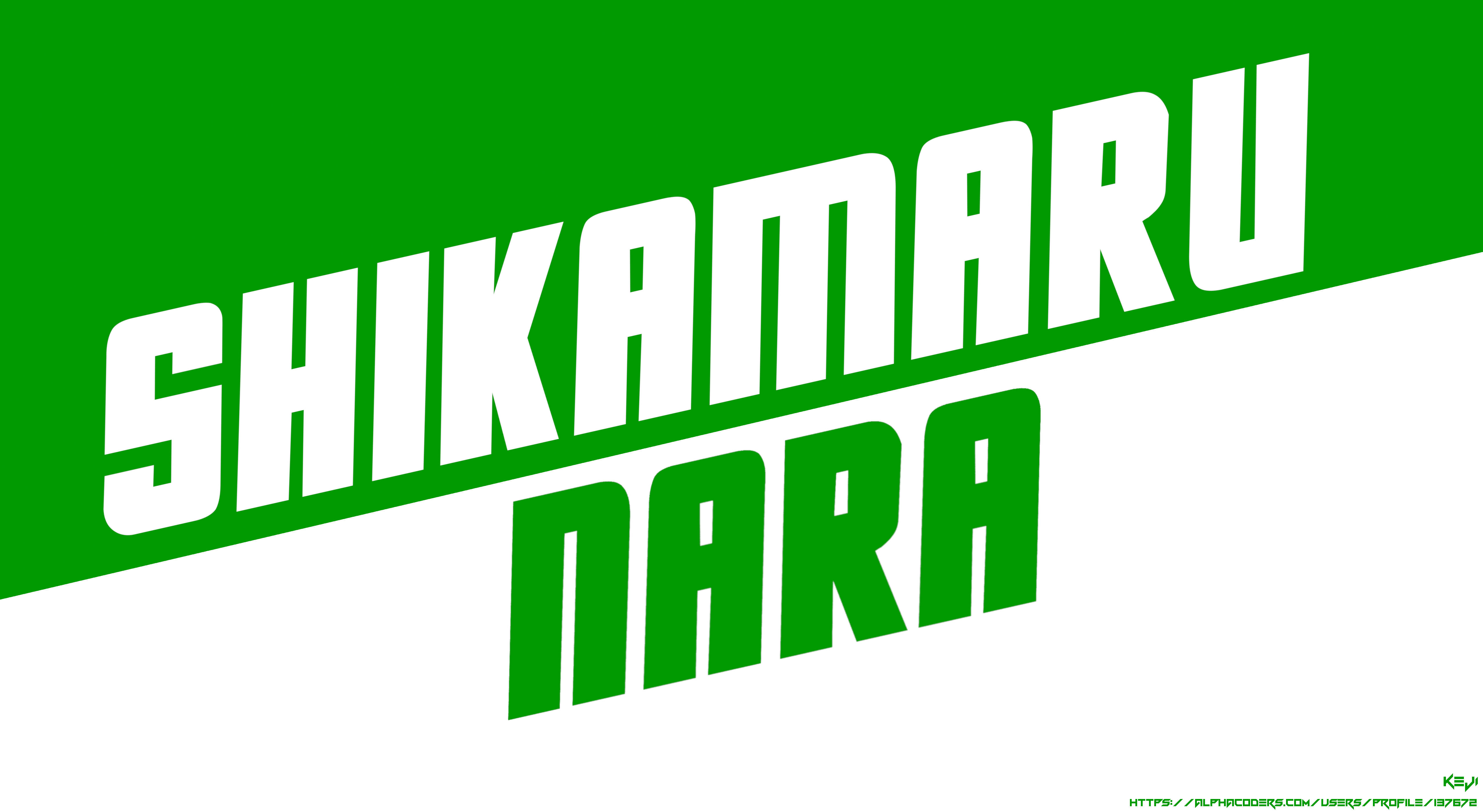 Shikamaru Nara, white, green, 5K Desktop Wallpaper