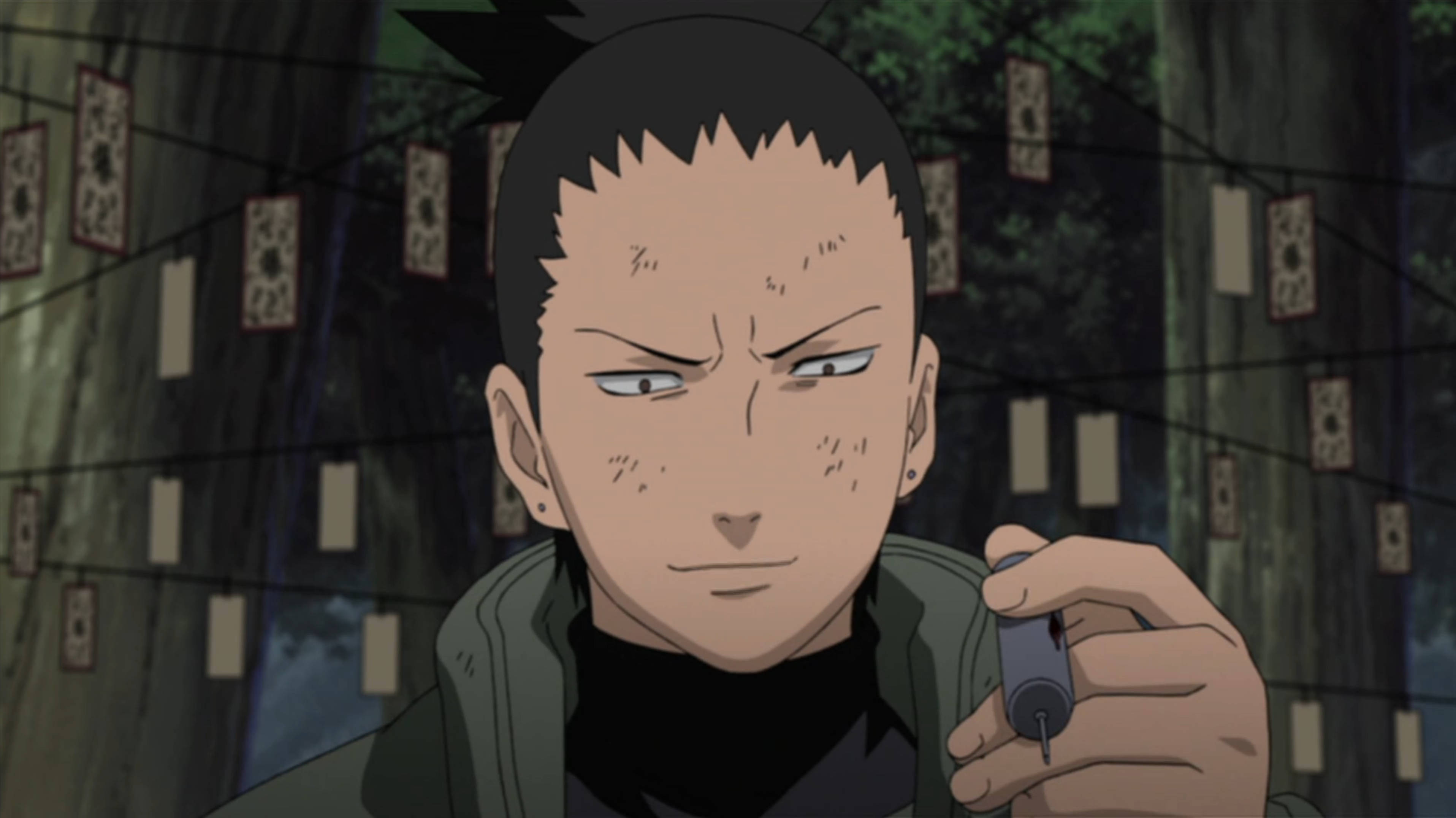 Shikamaru, spiky black hair, small device, 2K Desktop Wallpaper