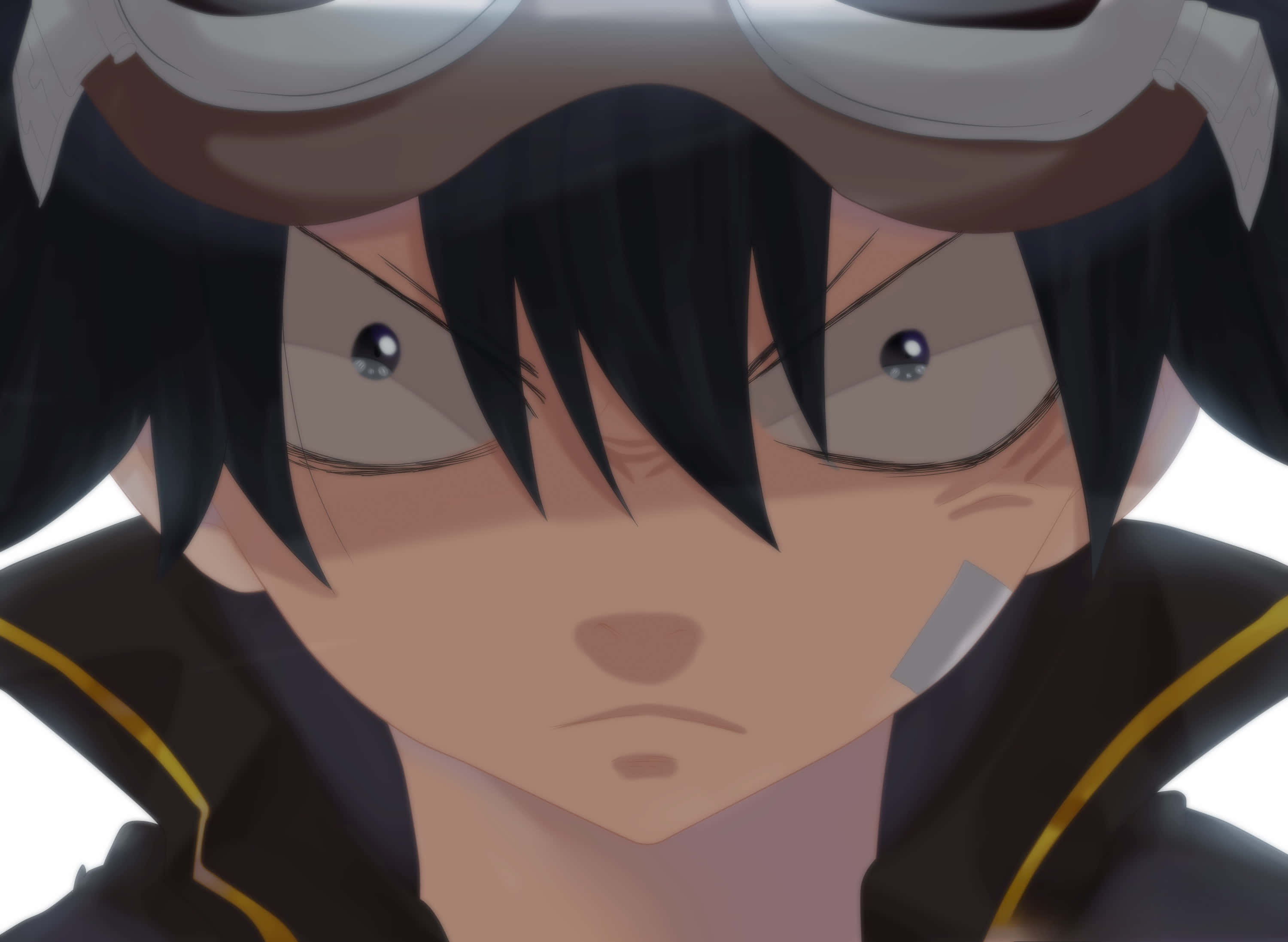 Shiki Granbell, anime character, black hair, 2K Desktop Wallpaper