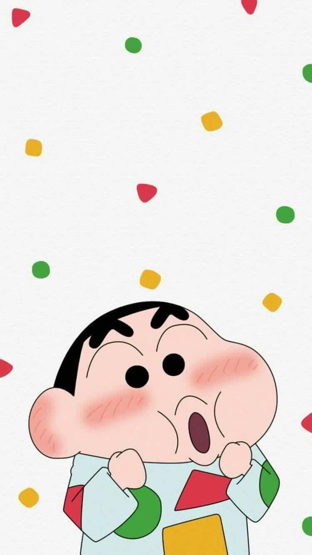 Shin Chan, blushing, rosy cheeks, HD Phone Wallpaper