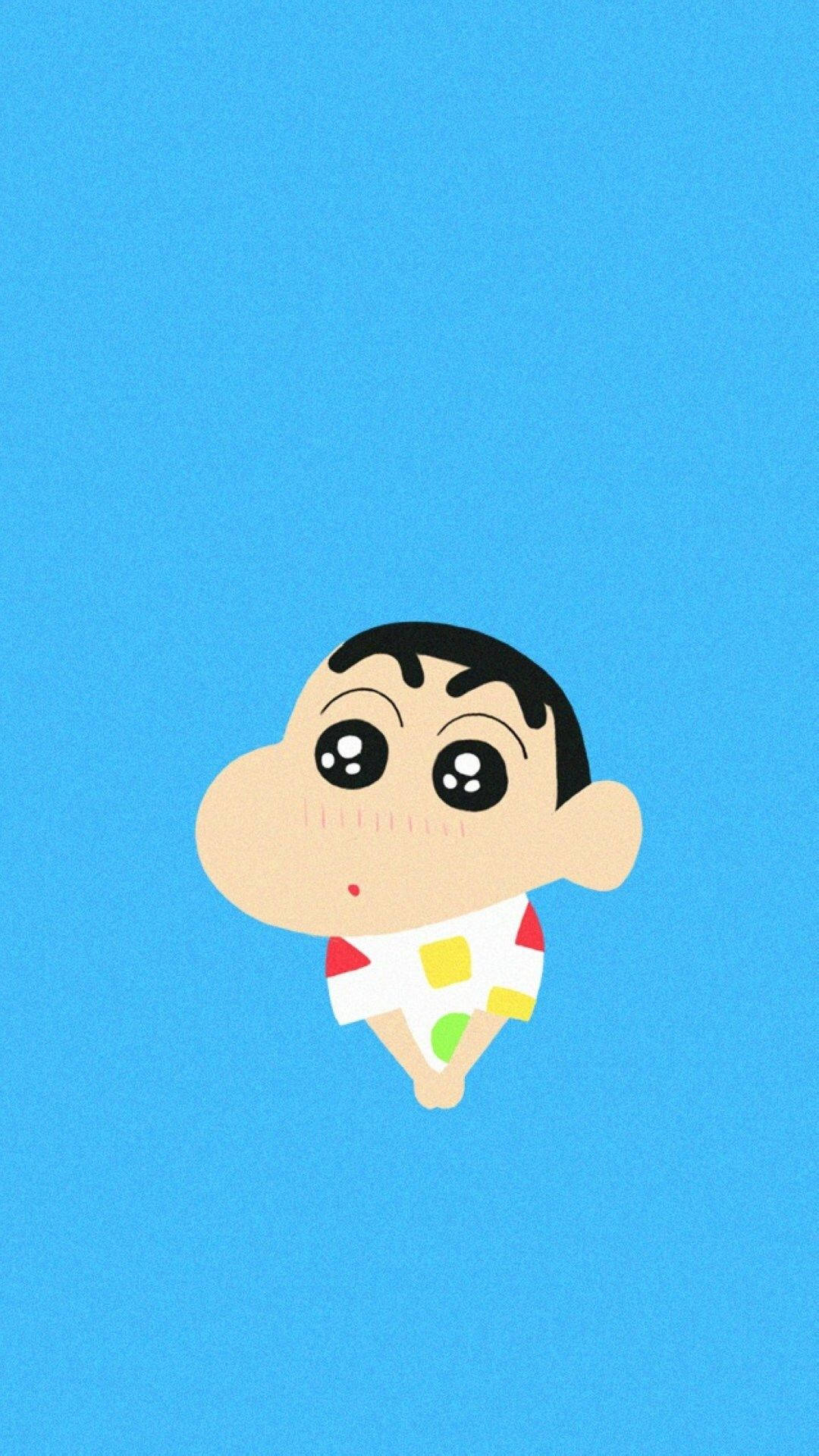 Shin Chan, cartoon boy, big eyes, Full HD Phone Wallpaper