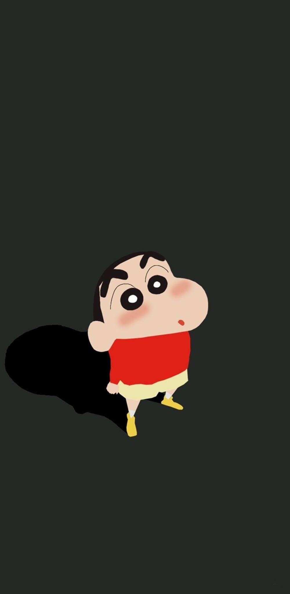 Shin Chan, cartoon boy, big eyes, Full HD Phone Wallpaper