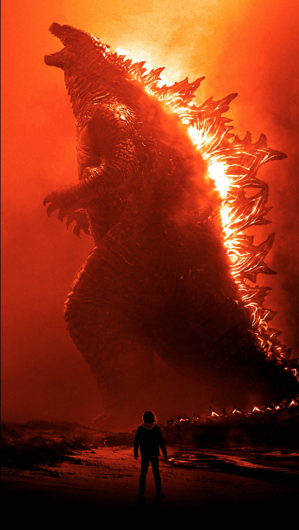 Shin Godzilla, Godzilla, fiery dorsal plates, HD Phone Wallpaper