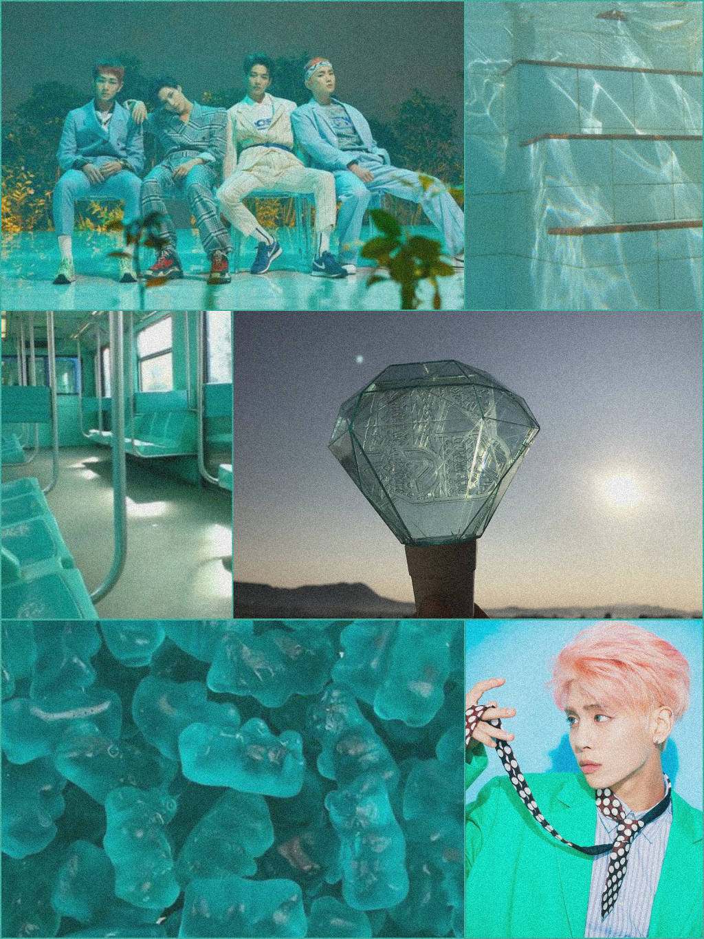 Shinee, teal, suit, HD Phone Wallpaper