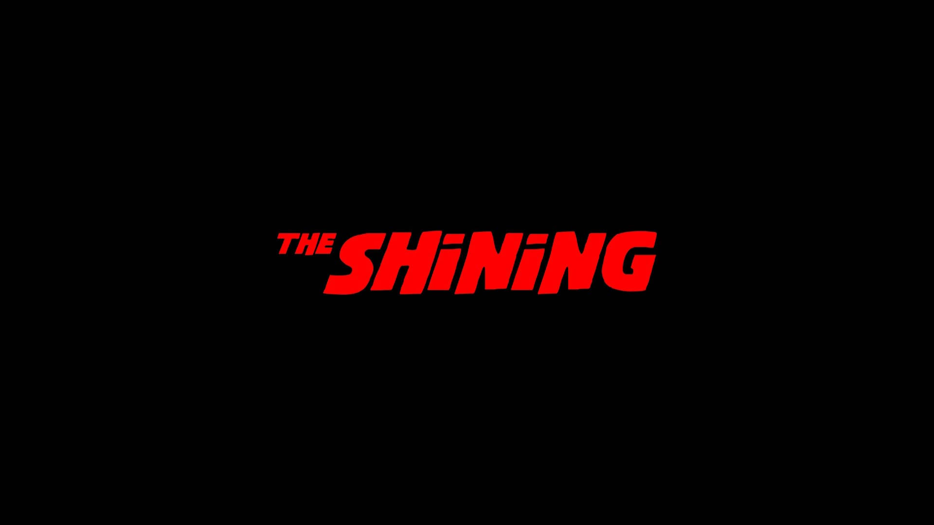 The Shining, red, stylized font, Full HD Desktop Wallpaper