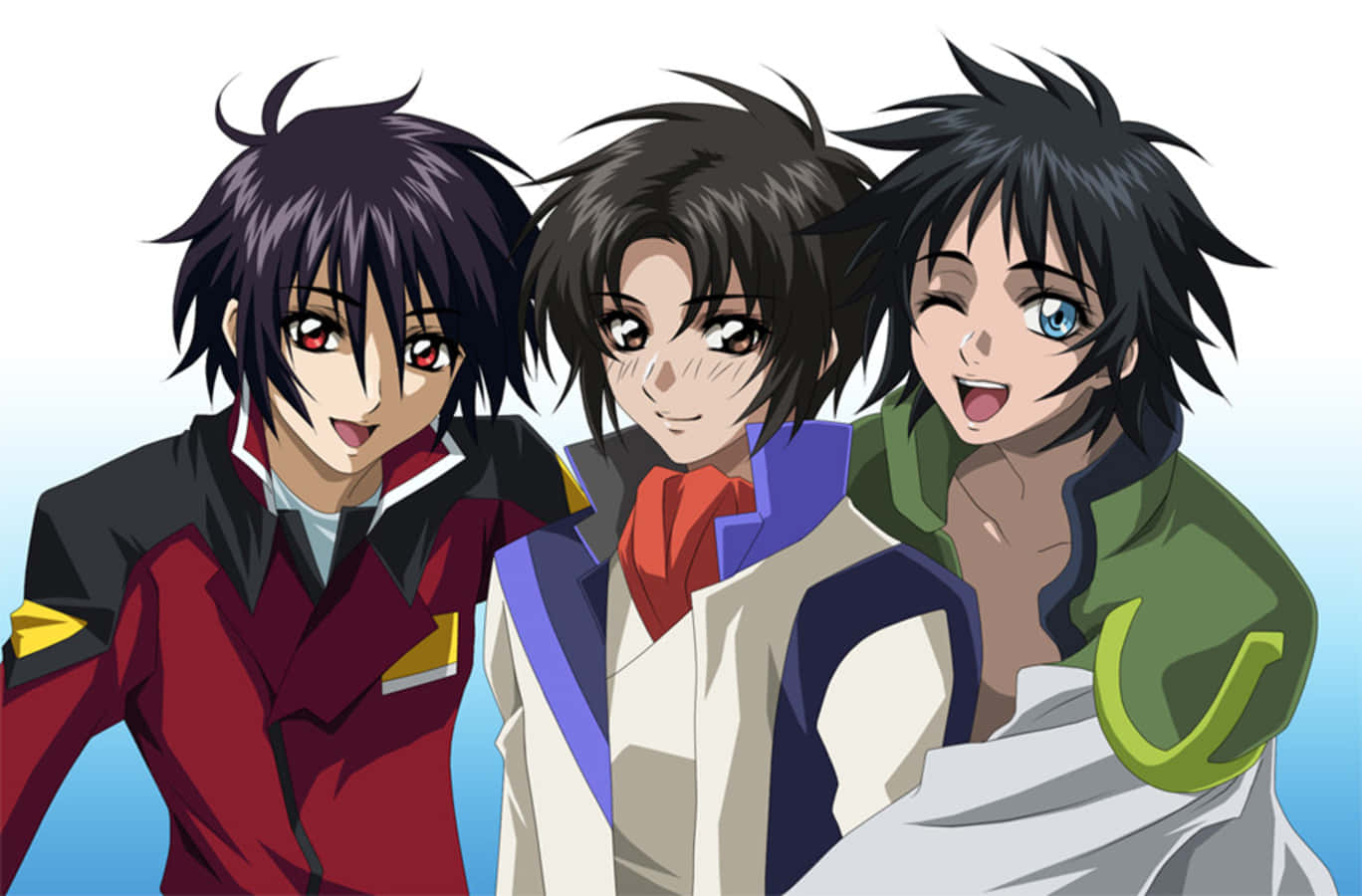 Shinn Asuka, anime characters, spiky hair, HD Desktop Wallpaper