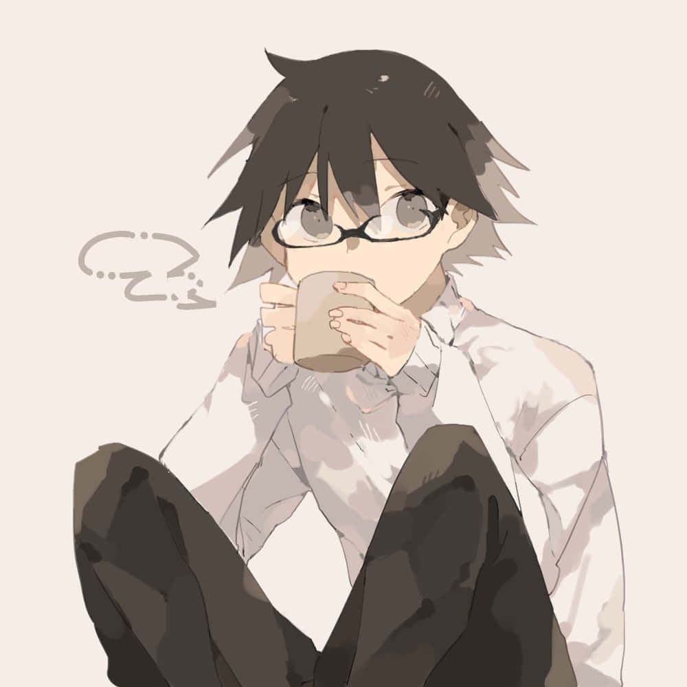Shinra Kishitani, lab coat, glasses, SD Desktop Wallpaper