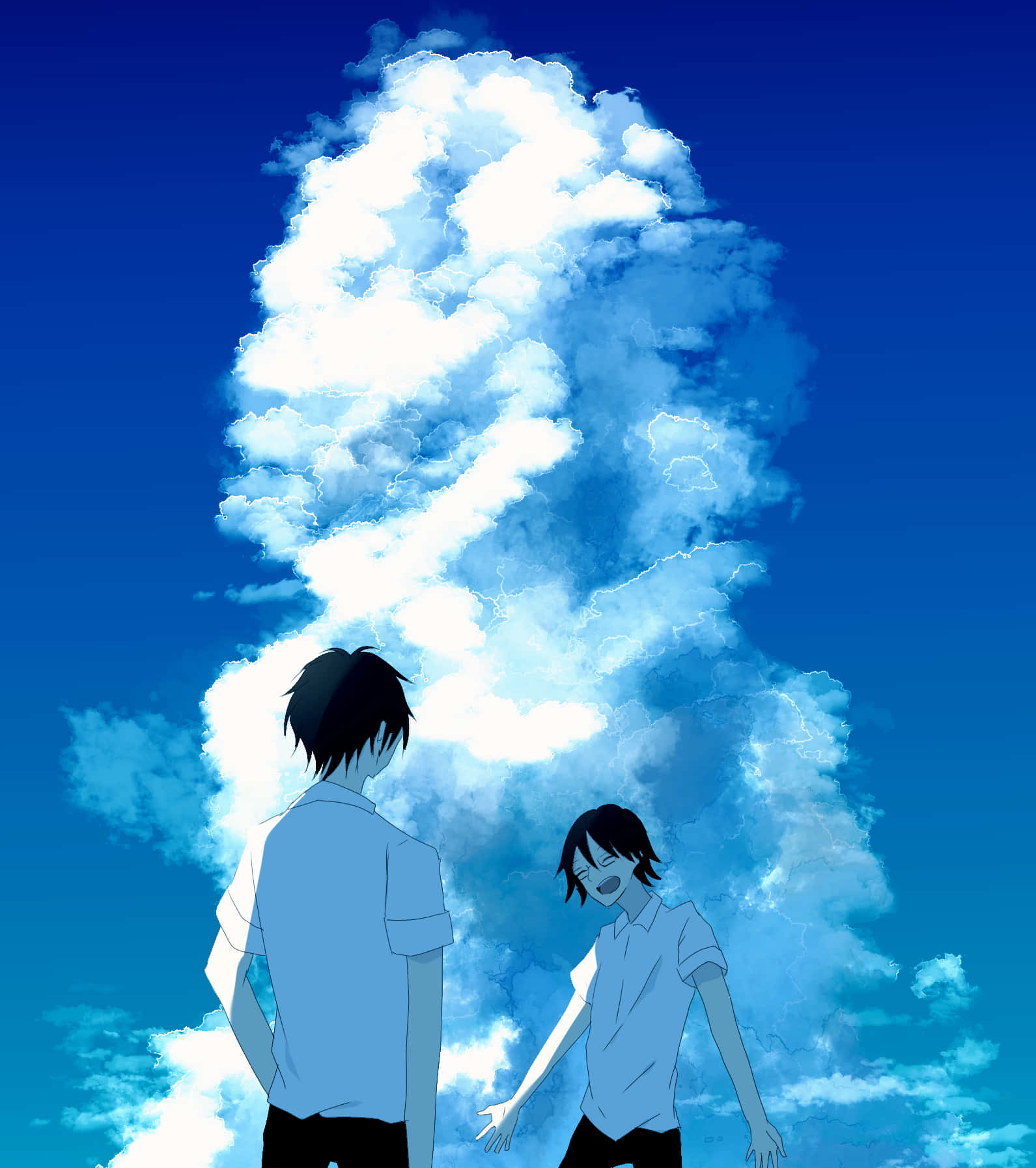 Shinra Kishitani, casual attire, anime teens, HD Phone Wallpaper