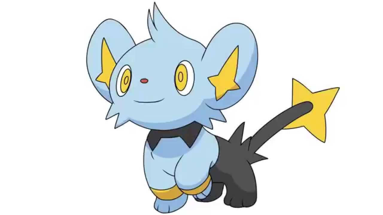 Shinx, blue, yellow star-shaped ears, HD Desktop Wallpaper