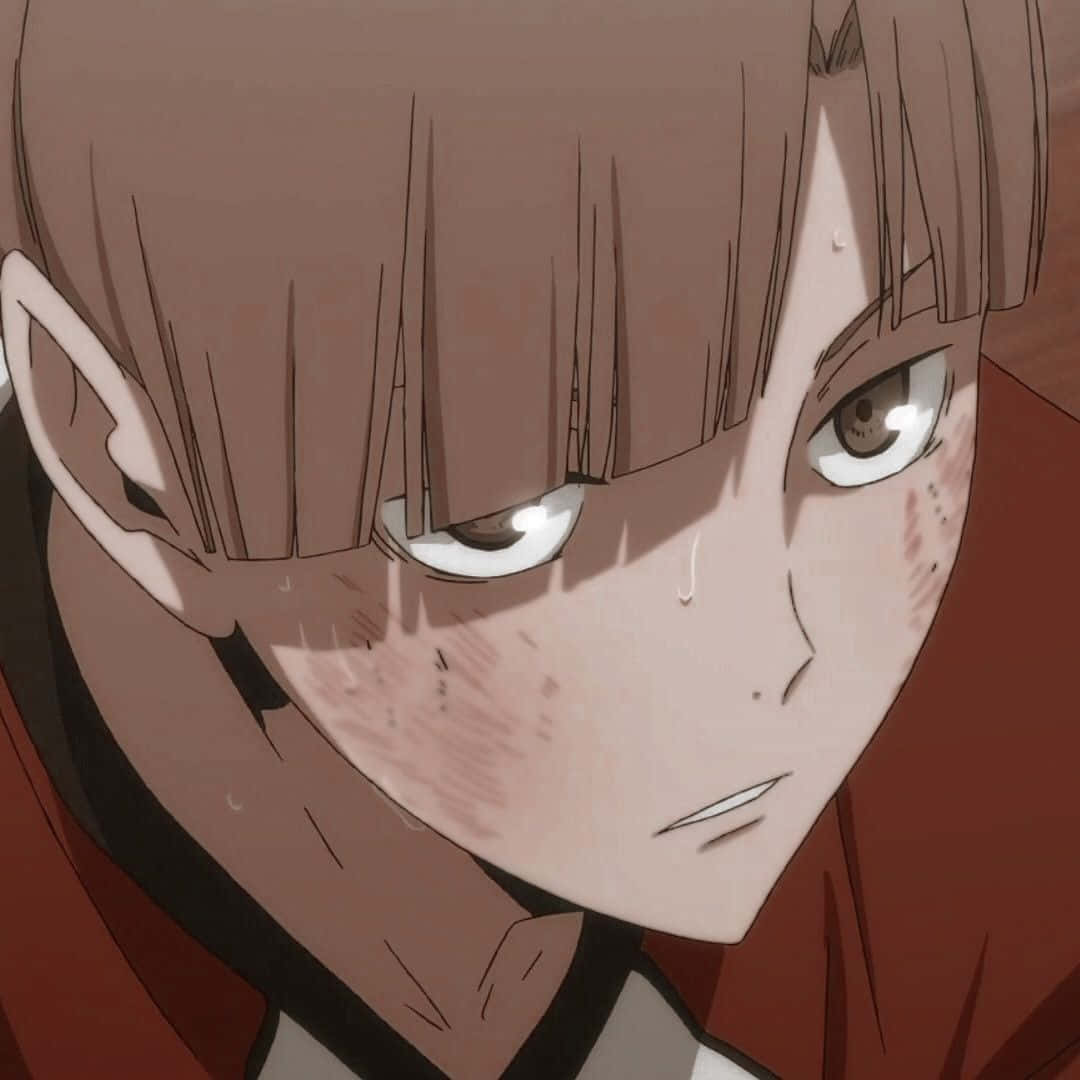 Shirabu Kenjirou, volleyball match, close-up, SD Desktop Wallpaper
