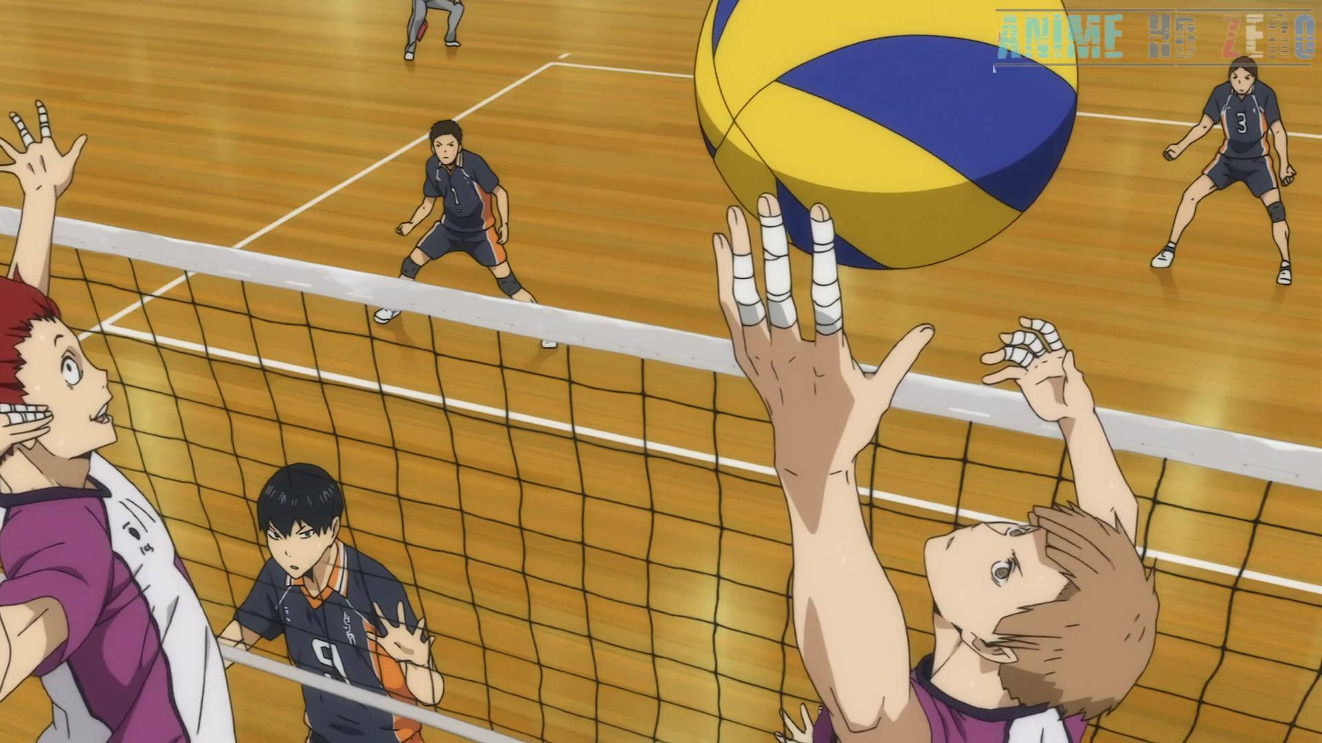 Shiratorizawa, volleyball, spike, Full HD Desktop Wallpaper