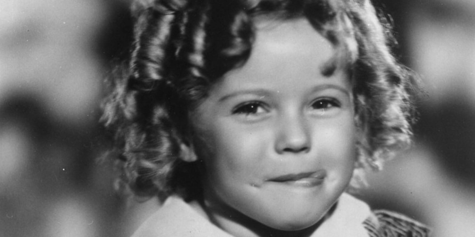 Shirley Temple, vintage, black and white portrait, Full HD Desktop Wallpaper