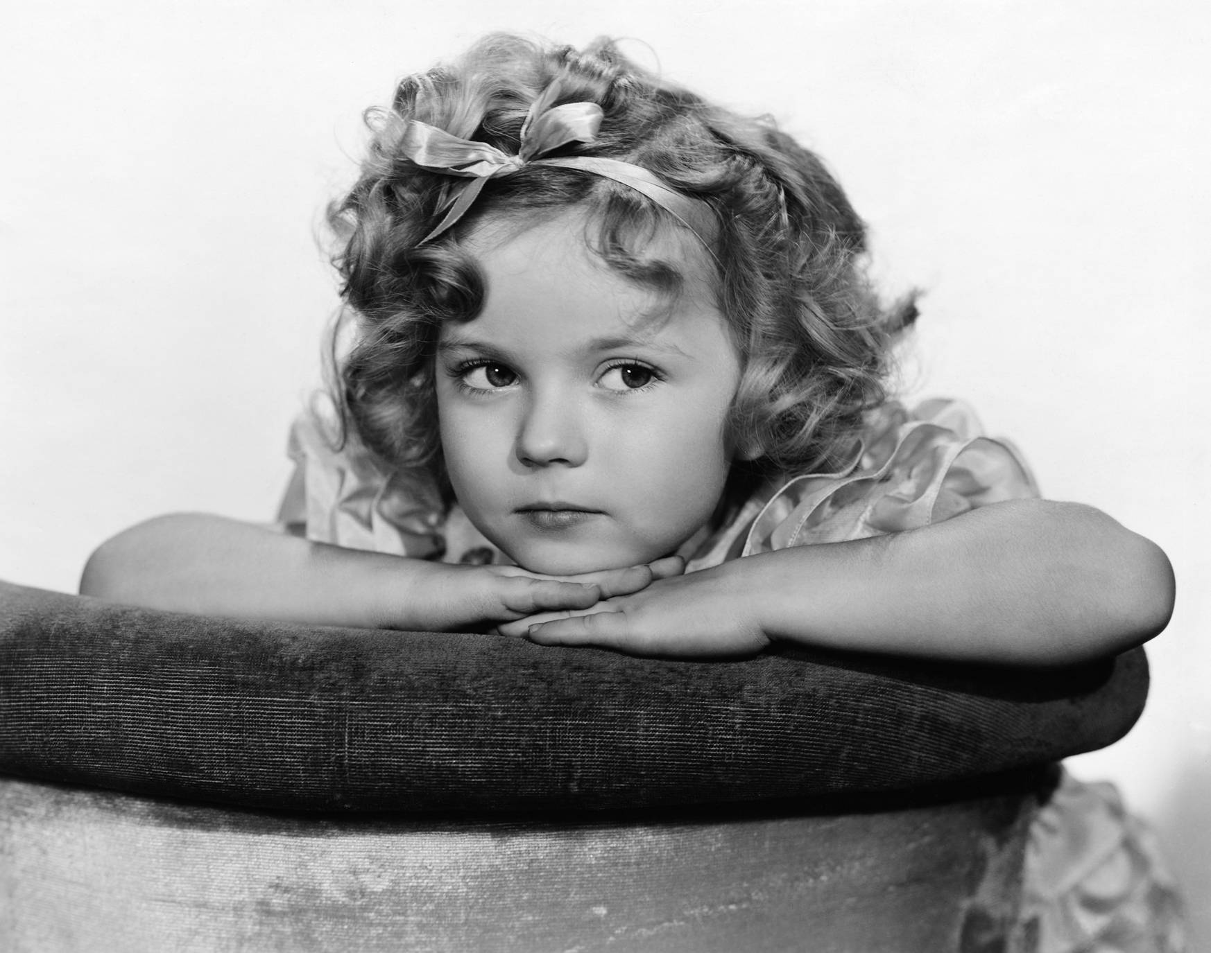 Shirley Temple, curly hair, ribbon, HD Desktop Wallpaper