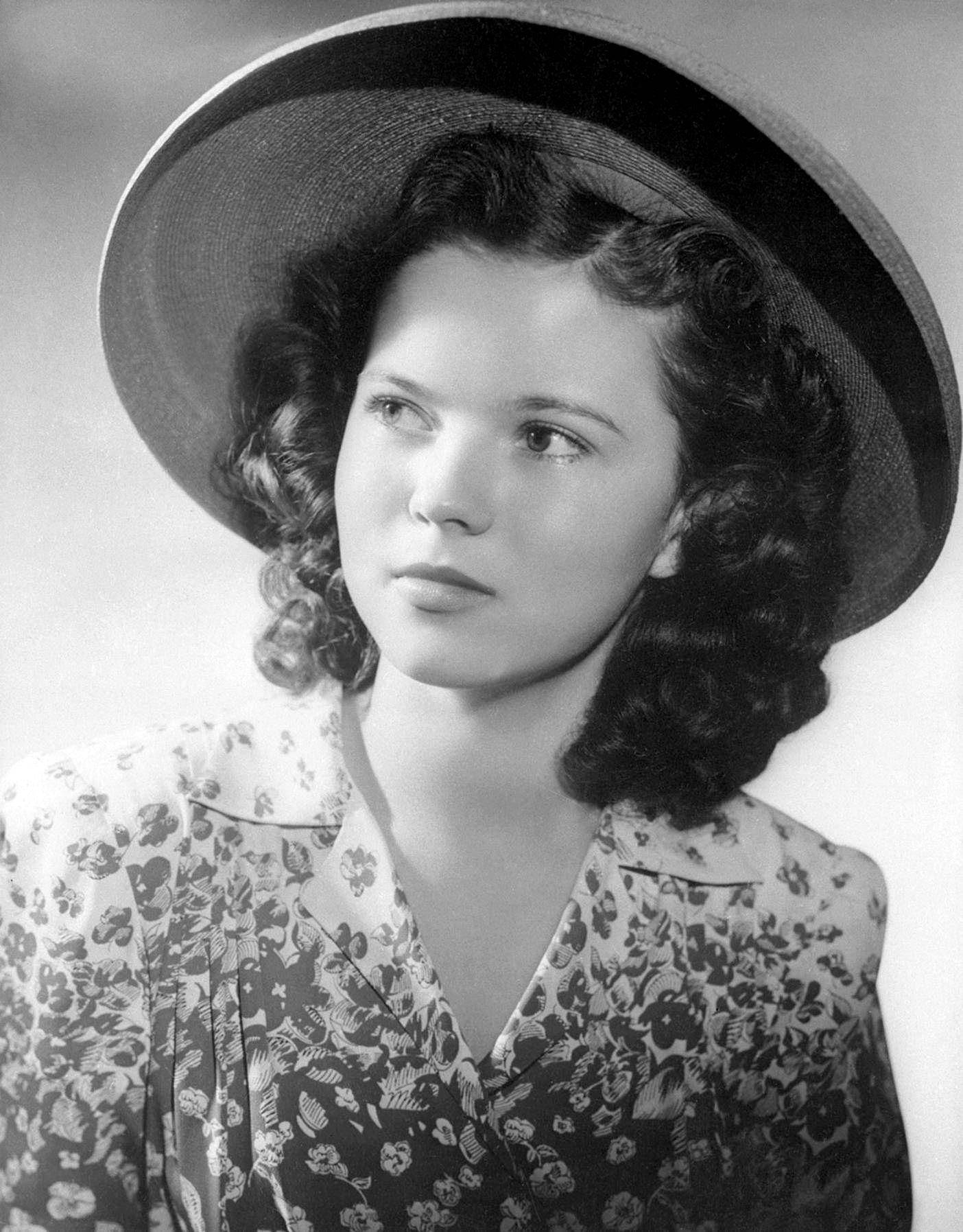 Shirley Temple, floral dress, curly hair, HD Phone Wallpaper