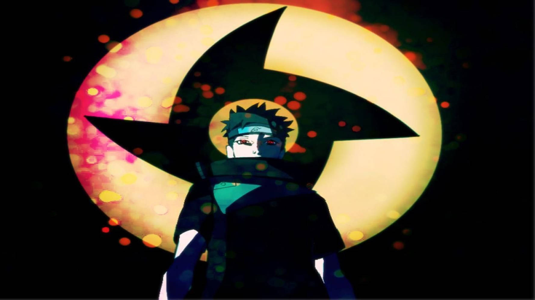 Shisui Uchiha, red eyes, spiky hair, HD Desktop Wallpaper