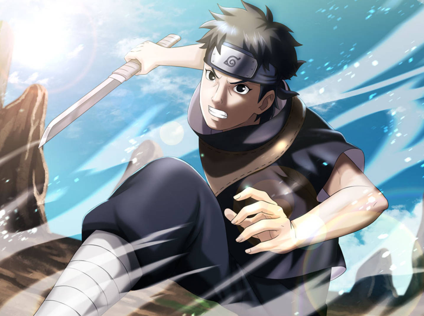 Shisui, lake, fight, HD Desktop Wallpaper