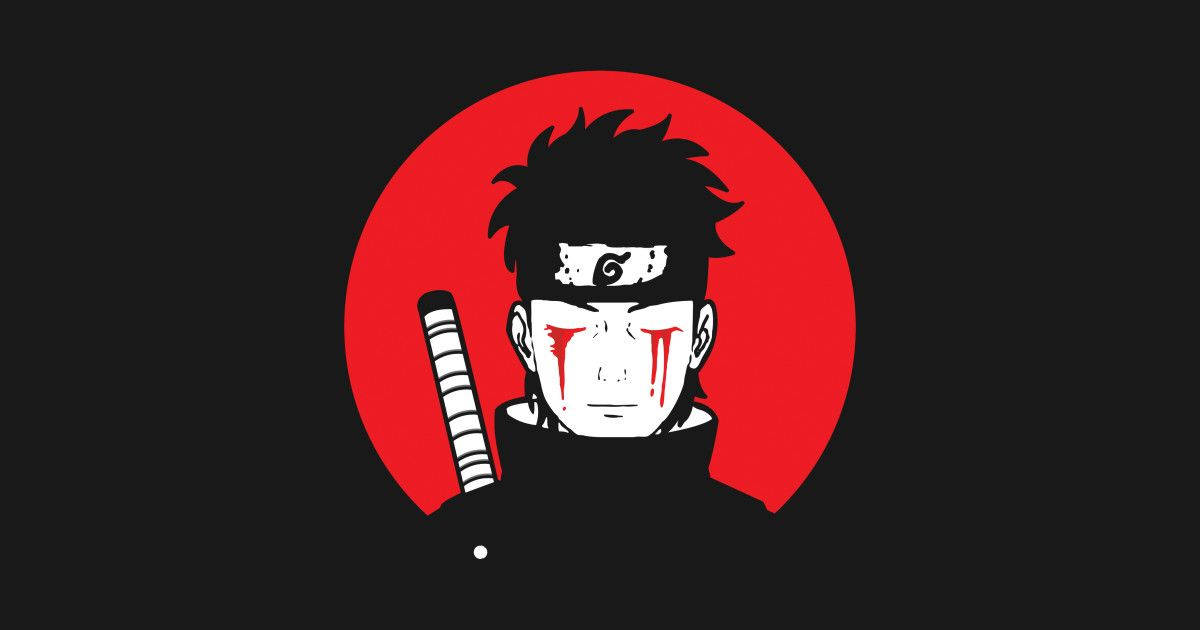 Shisui, red tear-like markings, headband, SD Desktop Wallpaper