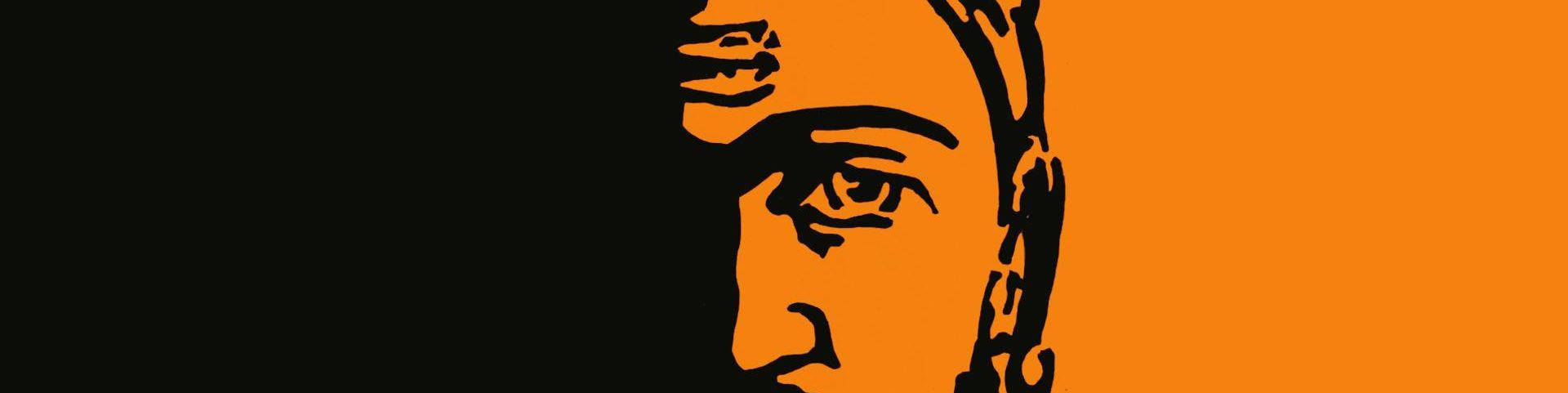 Shivaji Maharaj, eyes, orange, Full HD Desktop Wallpaper