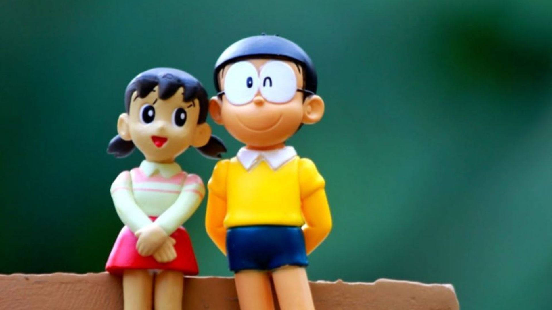 Doraemon, Shizuka, anime-style figurines, Full HD Desktop Wallpaper