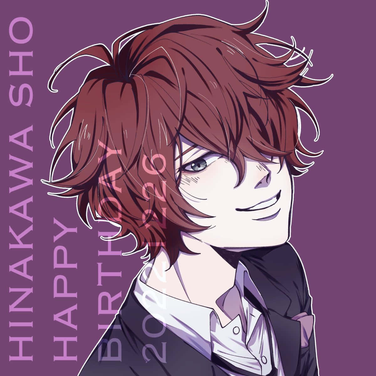Sho Hinakawa, anime-style portrait, messy brown hair, SD Desktop Wallpaper