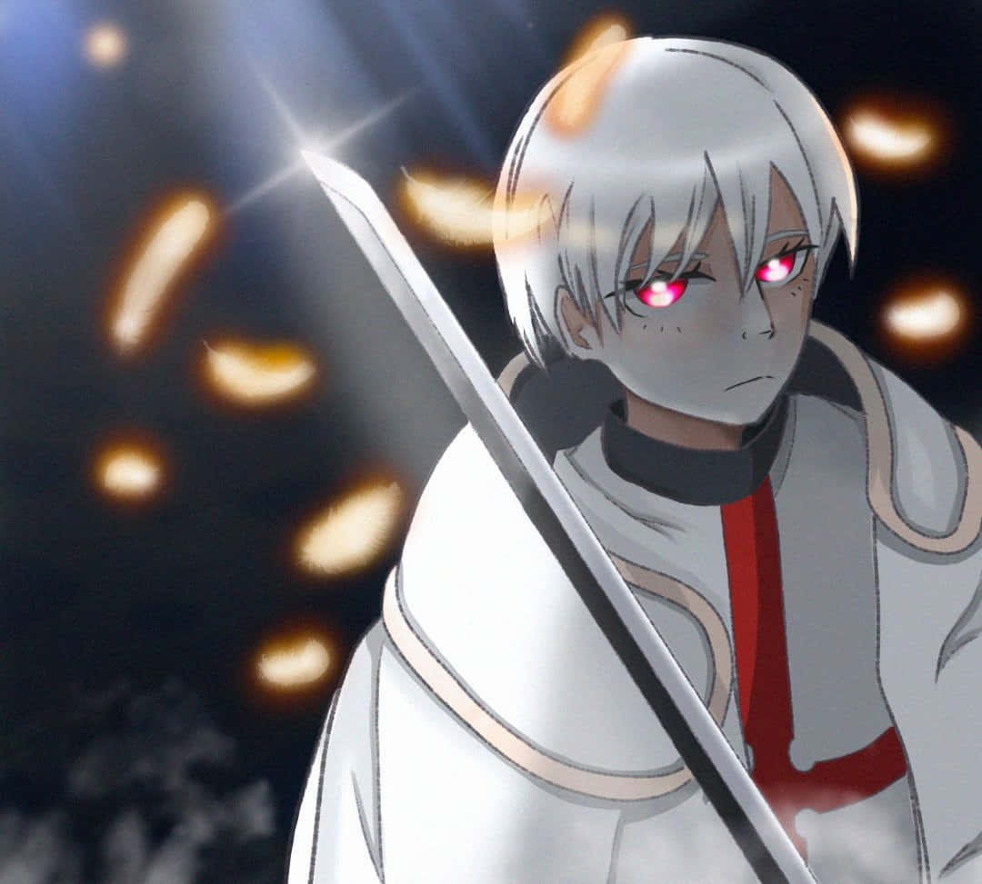 Sho Kusakabe, anime character, sword, SD Desktop Wallpaper