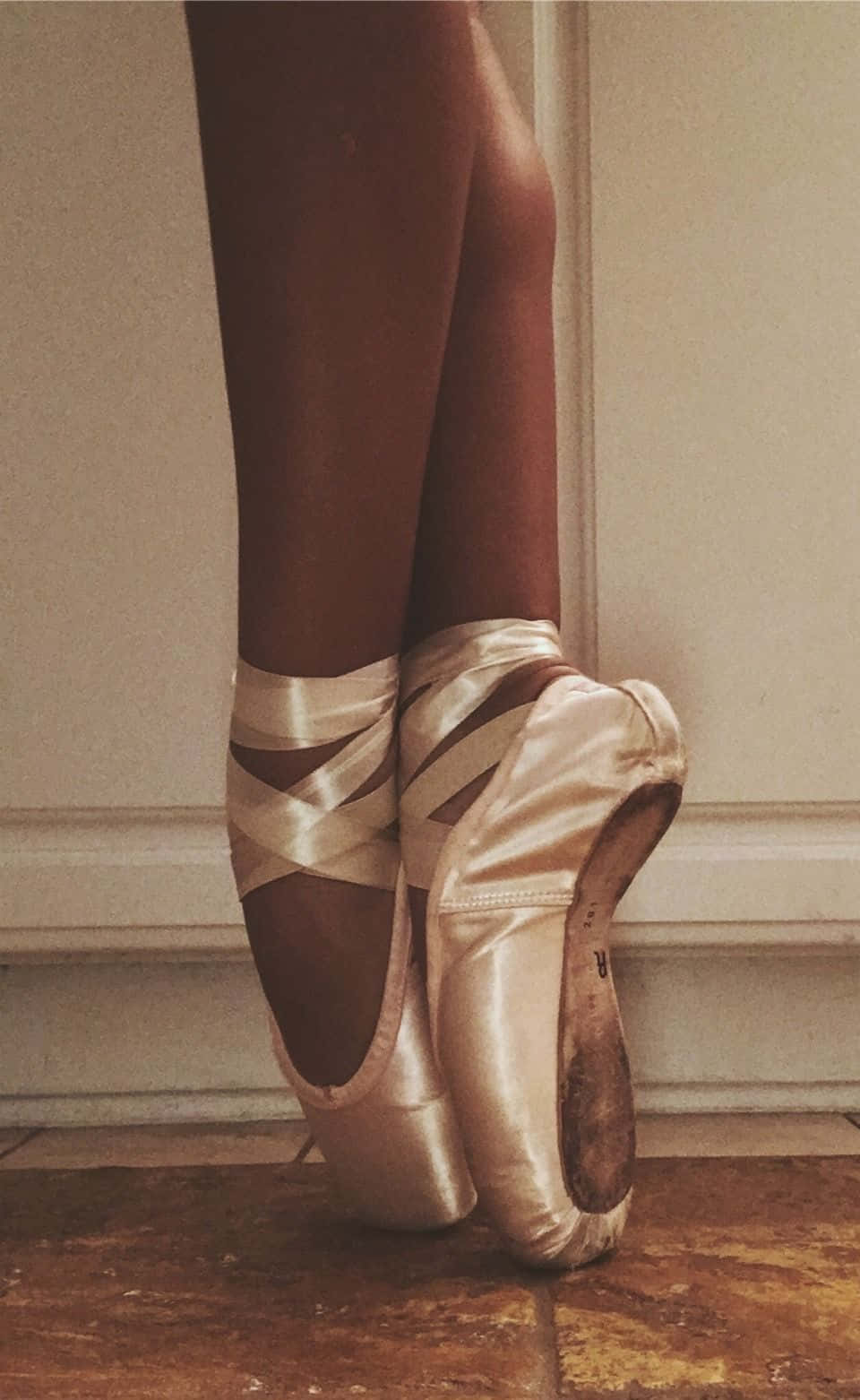 light brown, pointe shoes, satin, HD Phone Wallpaper