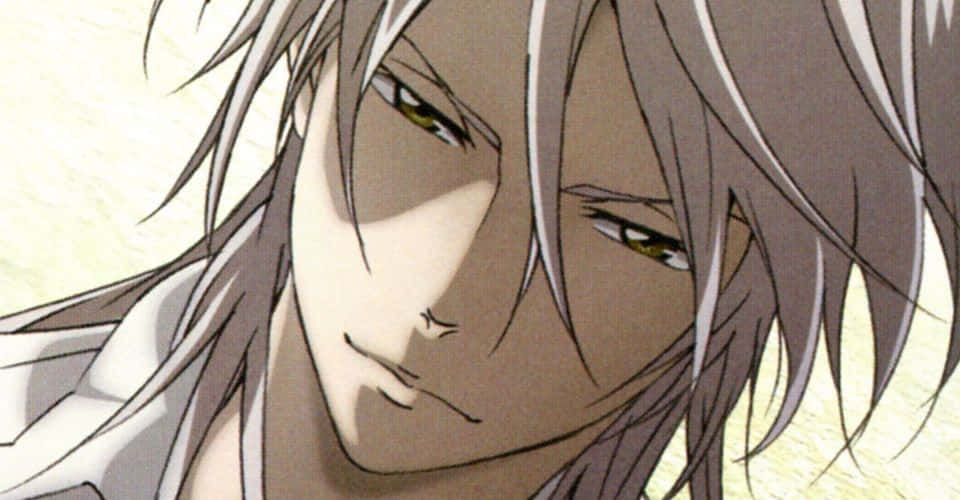 Shogo Makishima, silver-haired, golden eyes, SD Desktop Wallpaper