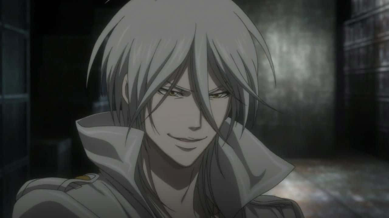 Shogo Makishima, silver-haired, anime character, HD Desktop Wallpaper